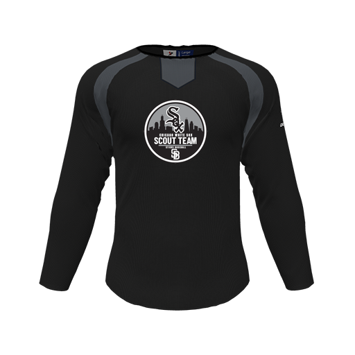 [CUS-DFW-PULL-FLC-CNK-LSL-BLK-YS-LOGO3] Pullover (Youth S, Black, Logo 3)