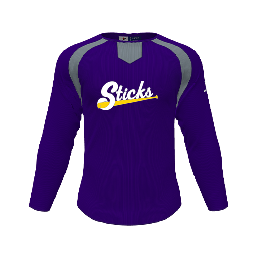 [CUS-DFW-PULL-FLC-CNK-LSL-PUR-YS-LOGO1] Pullover (Youth S, Purple, Logo 1)