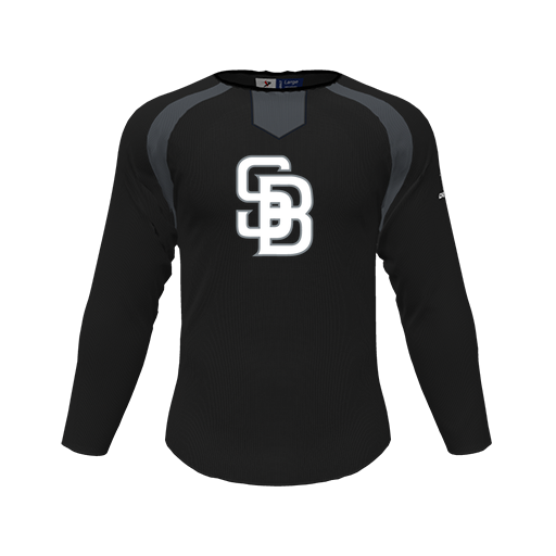 [CUS-DFW-PULL-FLC-CNK-LSL-BLK-YS-LOGO2] Pullover (Youth S, Black, Logo 2)