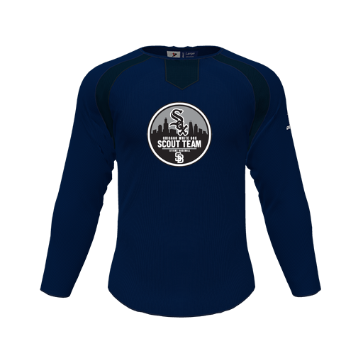 [CUS-DFW-PULL-FLC-CNK-LSL-NVY-YS-LOGO3] Pullover (Youth S, Navy, Logo 3)