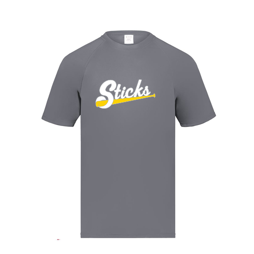 [2790.059.S-LOGO1] Men's Smooth Sport T-Shirt (Adult S, Gray, Logo 1)