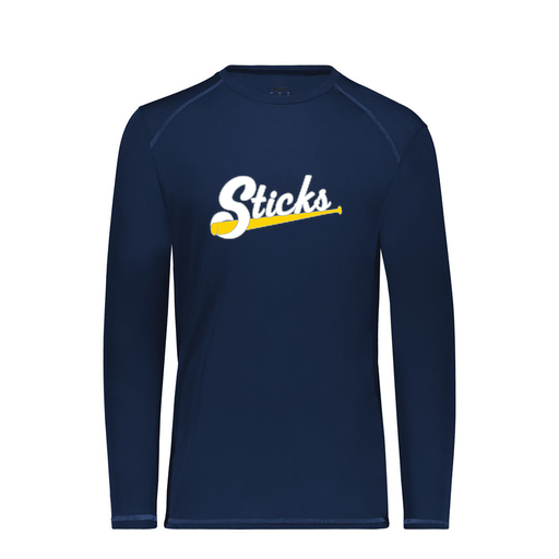 [6846.065.S-LOGO1] Youth SoftTouch Long Sleeve (Youth S, Navy, Logo 1)