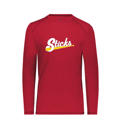 [6846.083.S-LOGO1] Youth SoftTouch Long Sleeve (Youth S, Red, Logo 1)