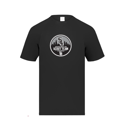 [2791.080.S-LOGO3] Youth Smooth Sport T-Shirt (Youth S, Black, Logo 3)