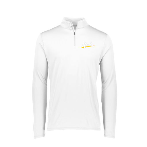[FTLQFLWH-FAXS-LOGO1] Ladies Flex-Lite 1/4 Zip Shirt (Female Adult XS, White, Logo 1)