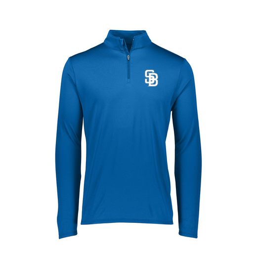 [FTLQFLRY-FAXS-LOGO2] Ladies Flex-Lite 1/4 Zip Shirt (Female Adult XS, Royal, Logo 2)