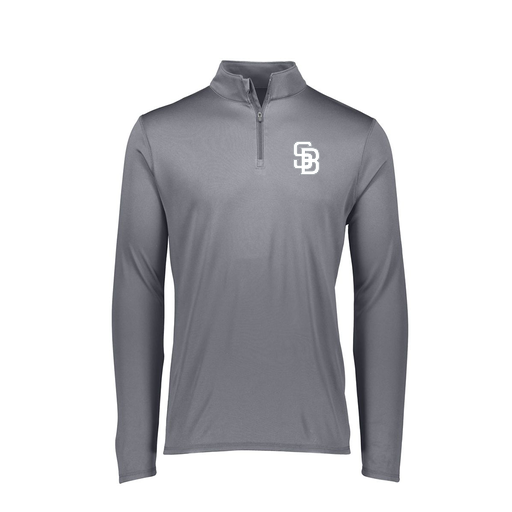 [FTLQFLGY-FAXS-LOGO2] Ladies Flex-Lite 1/4 Zip Shirt (Female Adult XS, Gray, Logo 2)