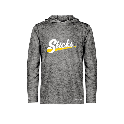 [FOLHCGBK-AS-LOGO1] Men's Charge Hoodie (Adult S, Black, Logo 1)