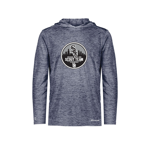 [FOLHCGNV-AS-LOGO3] Men's Charge Hoodie (Adult S, Navy, Logo 3)