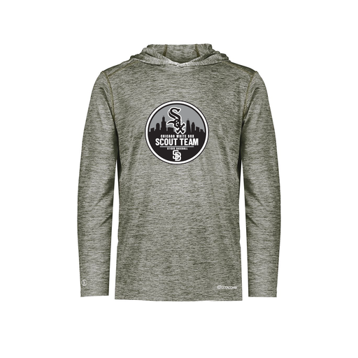 [FOLHCGGY-AS-LOGO3] Men's Charge Hoodie (Adult S, Gray, Logo 3)