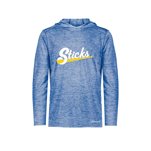 [FOLHCGRY-YS-LOGO1] Youth Charge Hoodie (Youth S, Royal, Logo 1)