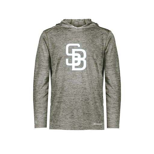 [FOLHCGGY-YS-LOGO2] Youth Charge Hoodie (Youth S, Gray, Logo 2)