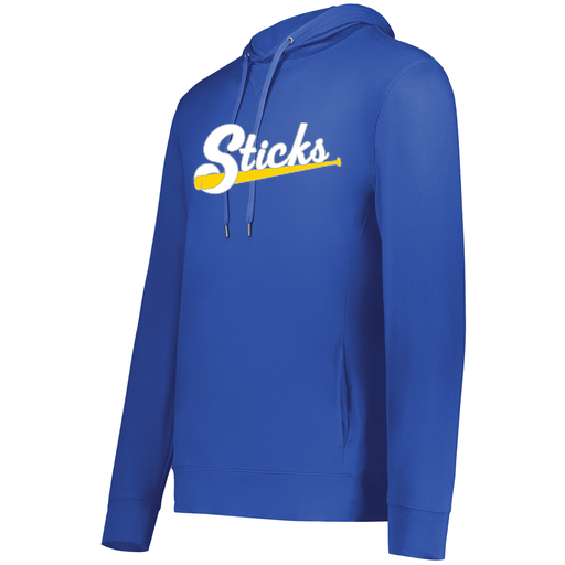[222598.060.S-LOGO1] Men's Ventura Thin Knit Hoodie (Adult S, Royal, Logo 1)