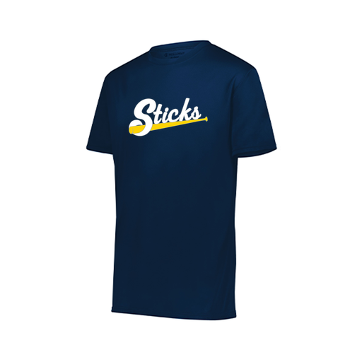 [222819.065.XXS-LOGO1] Youth Movement Dri Fit Shirt (Youth XXS, Navy, Logo 1)