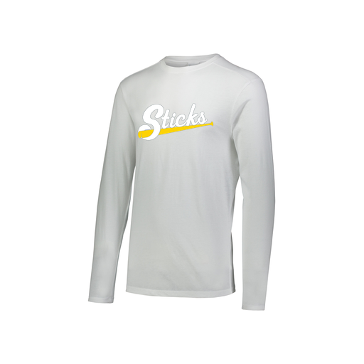 [FTLCUBWH-YS-LOGO1] Youth LS Ultra-blend T-Shirt (Youth S, White, Logo 1)
