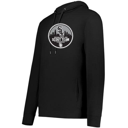 [222698.080.S-LOGO3] YOUTH VENTURA THIN KNIT HOODIE (Youth S, Black, Logo 3)
